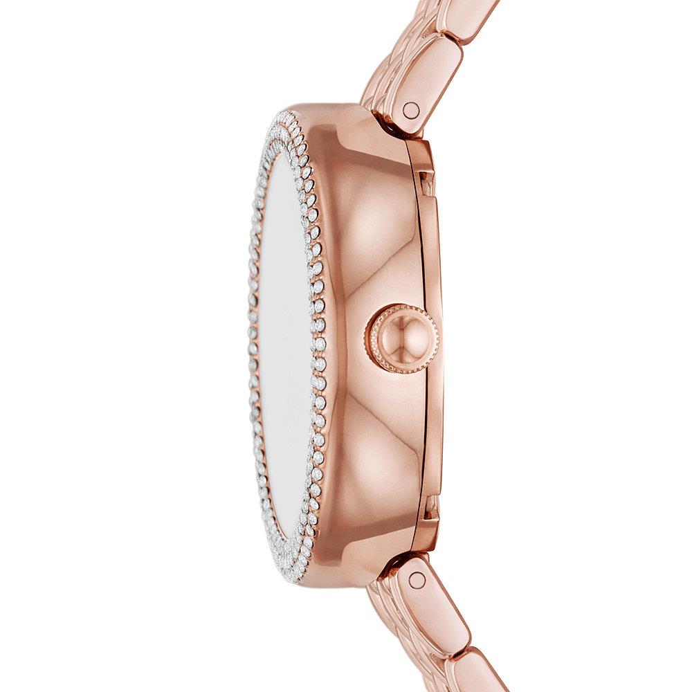 Emporio Armani AR11462 Rosa Quartz Crystal White Mother of Pearl Dial Ladies Watch Emporio Armani AR11462 Rosa Quartz Crystal White Mother of Pearl Dial Ladies Watch